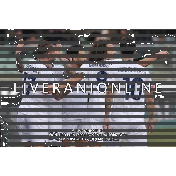 Hellas Verona vs Lazio - Campionato Serie A TIM - 15 giornata - Stadio Bentegodi - Verona 09-12-2023 nella foto Esultanza Lazio dopo il gol di Mattia Zaccagni ©Federico Gaetano / AGENZIA ALDO LIVERANI SAS