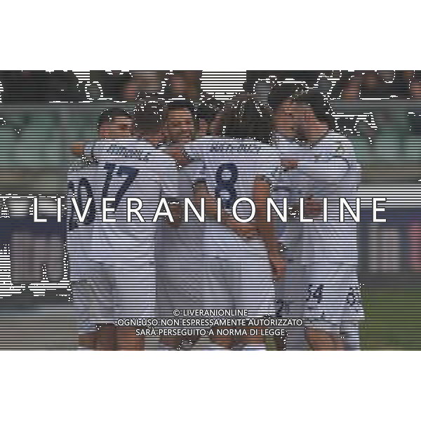Hellas Verona vs Lazio - Campionato Serie A TIM - 15 giornata - Stadio Bentegodi - Verona 09-12-2023 nella foto Esultanza Lazio dopo il gol di Mattia Zaccagni ©Federico Gaetano / AGENZIA ALDO LIVERANI SAS