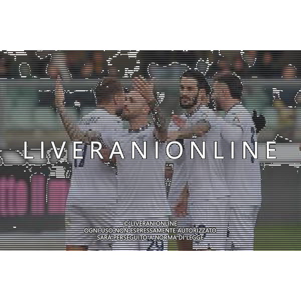 Hellas Verona vs Lazio - Campionato Serie A TIM - 15 giornata - Stadio Bentegodi - Verona 09-12-2023 nella foto Esultanza Lazio dopo il gol di Mattia Zaccagni ©Federico Gaetano / AGENZIA ALDO LIVERANI SAS