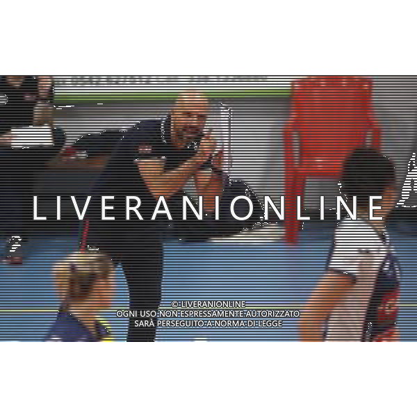 IMOLA 09 12 2023 CLAI IMOLA PALLAVOLO-RUBIERA SERIE B1 NELLA FOTO NELLO CALIENDO ALLENATORE CLAI IMOAL ©SANNA / AGENZIA ALDO LIVERANI SAS
