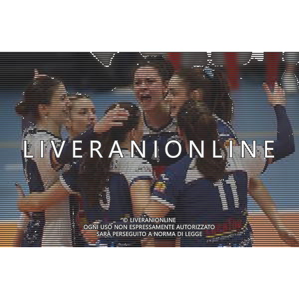 IMOLA 09 12 2023 CLAI IMOLA PALLAVOLO-RUBIERA SERIE B1 NELLA FOTO SQAUDRA CLAI IMOLA ©SANNA / AGENZIA ALDO LIVERANI SAS