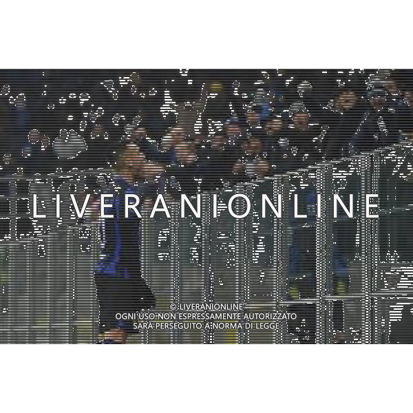 Inter vs Udinese nella foto Lautaro Martinez (Inter) esulta dopo il gol del 4 a 0 Milano 09-12-2023 Stadio Giuseppe Meazza - San Siro Campionato Serie A TIM - 15a giornata foto Roberto Garavaglia/ag. Aldo Liverani sas/ AGENZIA ALDO LIVERANI SAS