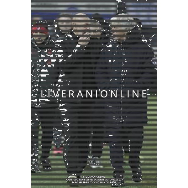 STEFANO PIOLI E GIAN PIERO GASPERINI - ATALANTA - MILAN CAMPIONATO CALCIO SERIE A TIM 09.12.2023 ©PAOLO GIAMPIETRI / AGENZIA ALDO LIVERANI SAS