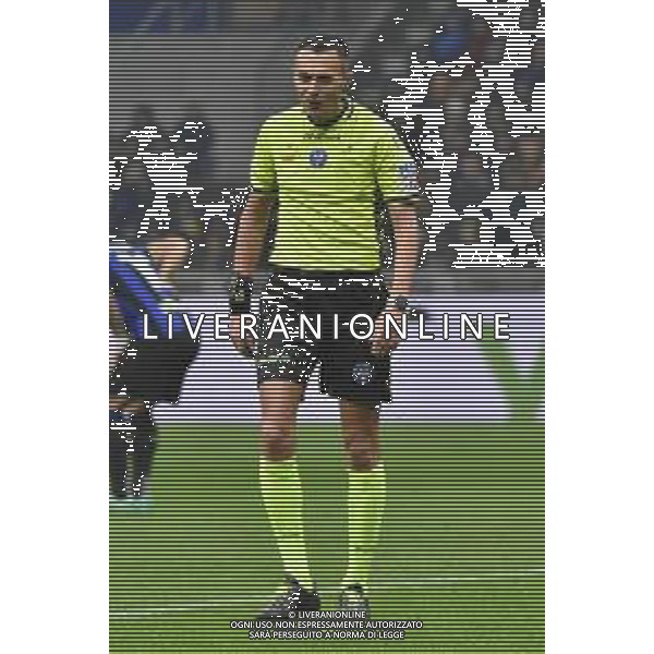 Inter vs Udinese nella foto l\'arbitro Marco Di Bello di Brindisi Milano 09-12-2023 Stadio Giuseppe Meazza - San Siro Campionato Serie A TIM - 15a giornata foto Roberto Garavaglia/ag. Aldo Liverani sas/ AGENZIA ALDO LIVERANI SAS