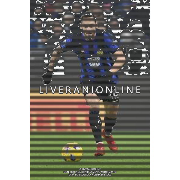 Inter vs Udinese nella foto Hakan Calhanoglu (Inter) Milano 09-12-2023 Stadio Giuseppe Meazza - San Siro Campionato Serie A TIM - 15a giornata foto Roberto Garavaglia/ag. Aldo Liverani sas/ AGENZIA ALDO LIVERANI SAS
