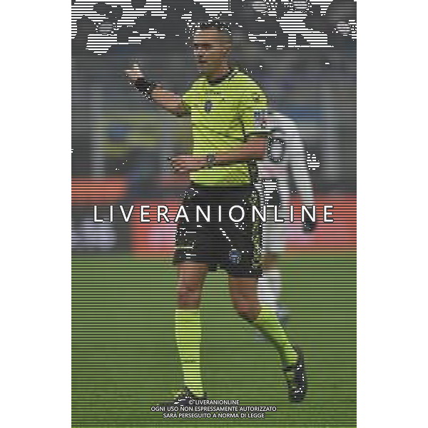 Inter vs Udinese nella foto l\'arbitro Marco Di Bello di Brindisi Milano 09-12-2023 Stadio Giuseppe Meazza - San Siro Campionato Serie A TIM - 15a giornata foto Roberto Garavaglia/ag. Aldo Liverani sas/ AGENZIA ALDO LIVERANI SAS