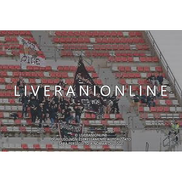 Supporters of FC Sudtirol during the Italian Serie B match SSC Bari vs FC Sudtirol on December 09, 2023 at the San Nicola stadium in Bari, Italy. Photo by Emmanuele Mastrodonato/ag. Aldo Liverani sas/ AGENZIA ALDO LIVERANI SAS