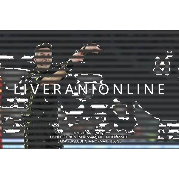 Roma vs Fiorentina - Campionato Serie A TIM - 15 giornata - Stadio Olimpico - Roma 10-12-2023 nella foto Antonio Rapuano arbitro ©Federico Gaetano/AGENZIA ALDO LIVERANI SAS