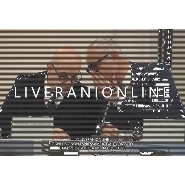 IMOLA 11 12 2023 OSSERVANZA PRESENTAZIONE INTERVENTI COMPLESSO OSSERVANZA PNRR NELLA FOTO FABIO BACCHILEGA PRESIDENTE CON AMI CON GIACOMO CAPUZZIMATI DIRETORE GENERALE CON AMI ©SANNA / AGENZIA ALDO LIVERANI SAS