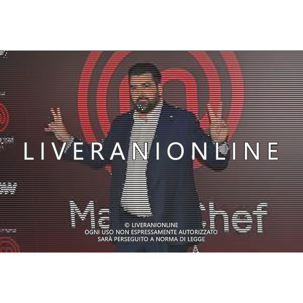 TVRG Photocall MasterChef nella foto Antonino Cannavacciuolo Milano 11-12-2023 Photocall in occasione della conferenza stampa di presentazione di MasterChef foto Roberto Garavaglia/ag. Aldo Liverani sas /AGENZIA ALDO LIVERANI SAS
