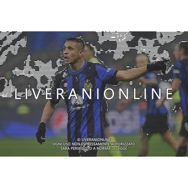 Inter vs Real Sociedad nella foto Alexis Sanchez (Inter) Milano 12-12-2023 Stadio Giuseppe Meazza - San Siro UEFA Champions League fase a gironi 6a giornata - Gruppo D foto Roberto Garavaglia/ag. Aldo Liverani sas/AGENZIA ALDO LIVERANI SAS