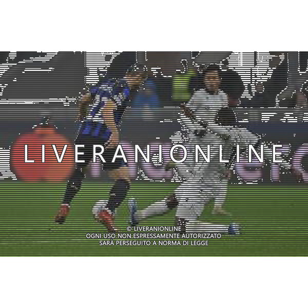 Inter vs Real Sociedad nella foto Henrikh Mkhitaryan (Inter) e Hamari Traore (Real Sociedad) Milano 12-12-2023 Stadio Giuseppe Meazza - San Siro UEFA Champions League fase a gironi 6a giornata - Gruppo D foto Roberto Garavaglia/ag. Aldo Liverani sas/AGENZIA ALDO LIVERANI SAS