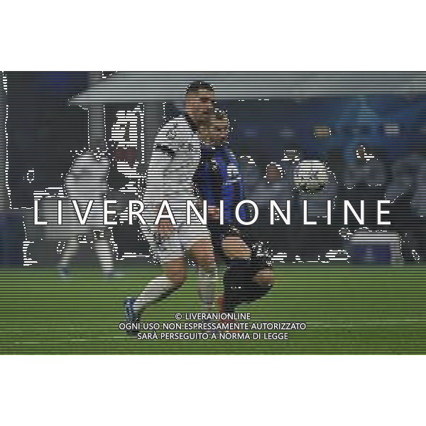 Inter vs Real Sociedad nella foto Mikel Merino (Real Sociedad) e Henrikh Mkhitaryan (Inter) Milano 12-12-2023 Stadio Giuseppe Meazza - San Siro UEFA Champions League fase a gironi 6a giornata - Gruppo D foto Roberto Garavaglia/ag. Aldo Liverani sas/AGENZIA ALDO LIVERANI SAS
