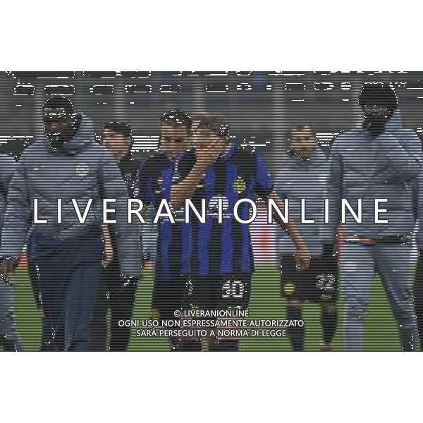 Inter vs Real Sociedad nella foto delusione Inter a fine gara Milano 12-12-2023 Stadio Giuseppe Meazza - San Siro UEFA Champions League fase a gironi 6a giornata - Gruppo D foto Roberto Garavaglia/ag. Aldo Liverani sas/AGENZIA ALDO LIVERANI SAS