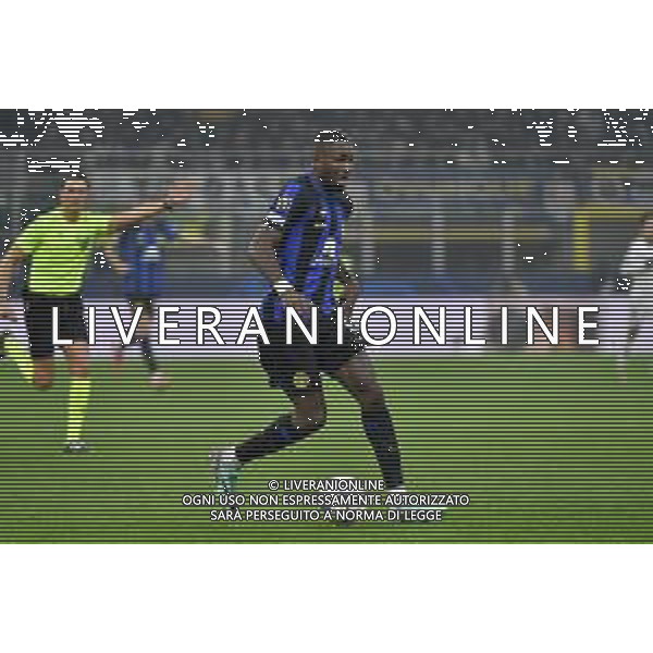 Inter vs Real Sociedad nella foto Marcus Thuram (Inter) Milano 12-12-2023 Stadio Giuseppe Meazza - San Siro UEFA Champions League fase a gironi 6a giornata - Gruppo D foto Roberto Garavaglia/ag. Aldo Liverani sas/AGENZIA ALDO LIVERANI SAS