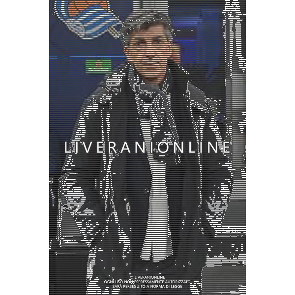Inter vs Real Sociedad nella foto Imanol Alguacil allenatore Real Sociedad Milano 12-12-2023 Stadio Giuseppe Meazza - San Siro UEFA Champions League fase a gironi 6a giornata - Gruppo D foto Roberto Garavaglia/ag. Aldo Liverani sas/AGENZIA ALDO LIVERANI SAS