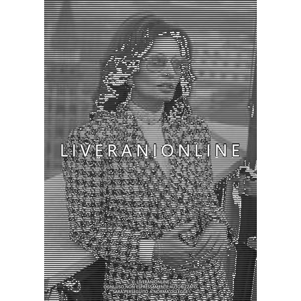 NEG-RETROSPETTIVA SOPHIA LOREN ATTRICE NELLA FOTO SOPHIA LOREN A MILANO CONFERENZA STAMPA A TERRAZZA MARTINI A MILANO NELL\'ANNO 1985 AG ALDO LIVERANI SAS 