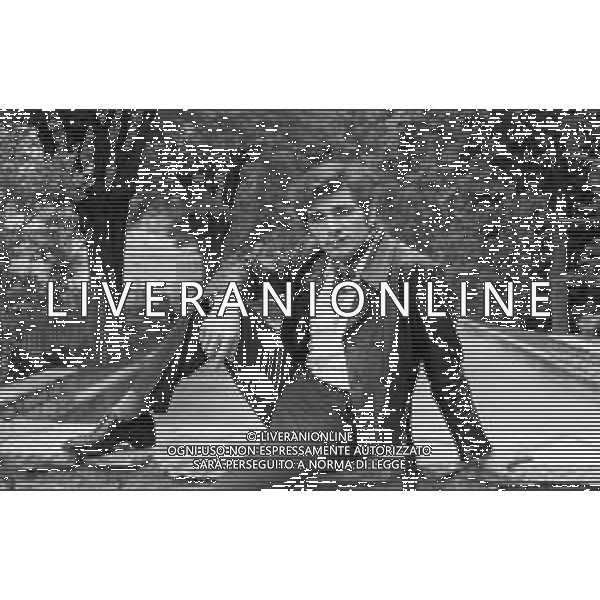 Neg- RETROSPETTIVA PINO RICCARDI CANTANTE NELLA FOTO A SAINT VINCENT NELL\'ANNO 1969 AG ALDO LIVERANI SAS