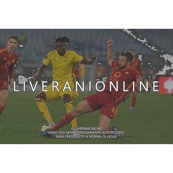 Roma vs Sheriff Tiraspol - Europa League - 6 giornata - Stadio Olimpico - Roma 14-12-2023 nella foto Ankeye e Cristante Bryan ©Federico Gaetano / AGENZIA ALDO LIVERANI SAS