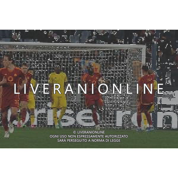 Roma vs Sheriff Tiraspol - Europa League - 6 giornata - Stadio Olimpico - Roma 14-12-2023 nella foto Esultanza dopo Gol Romelu Lukaku ©Federico Gaetano / AGENZIA ALDO LIVERANI SAS