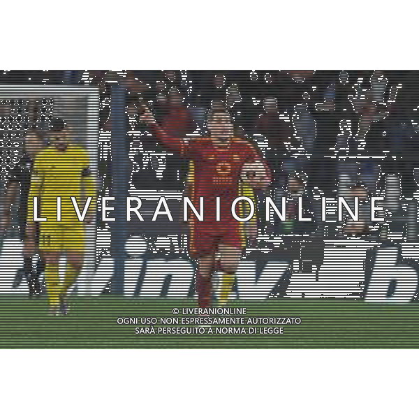 Roma vs Sheriff Tiraspol - Europa League - 6 giornata - Stadio Olimpico - Roma 14-12-2023 nella foto Esultanza dopo gol Andrea Belotti ©Federico Gaetano / AGENZIA ALDO LIVERANI SAS