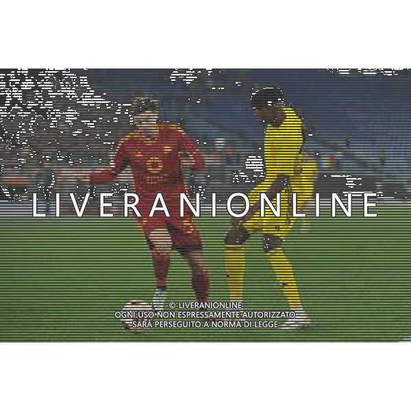 Roma vs Sheriff Tiraspol - Europa League - 6 giornata - Stadio Olimpico - Roma 14-12-2023 nella foto Zalewski e Ankeye ©Federico Gaetano / AGENZIA ALDO LIVERANI SAS