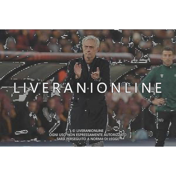 Roma vs Sheriff Tiraspol - Europa League - 6 giornata - Stadio Olimpico - Roma 14-12-2023 nella foto Josè Mourinho ©Federico Gaetano / AGENZIA ALDO LIVERANI SAS