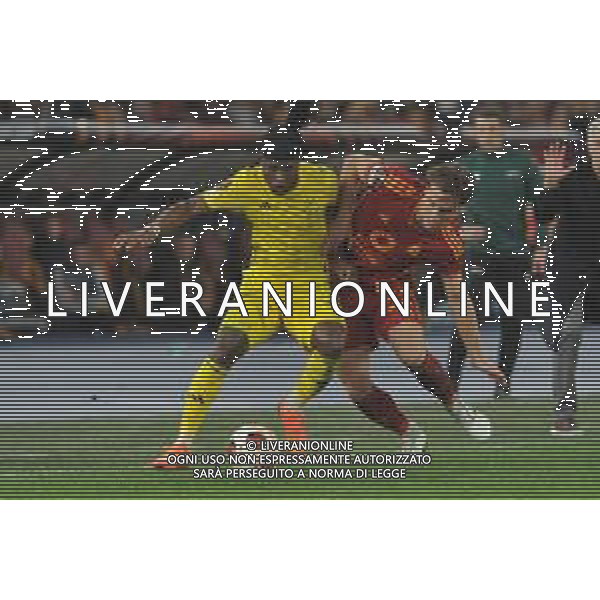 Roma vs Sheriff Tiraspol - Europa League - 6 giornata - Stadio Olimpico - Roma 14-12-2023 nella foto Badolo e Bove ©Federico Gaetano / AGENZIA ALDO LIVERANI SAS