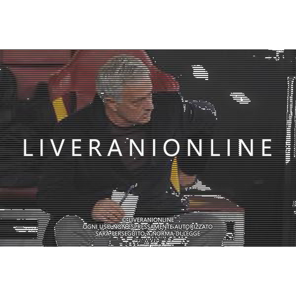 Roma vs Sheriff Tiraspol - Europa League - 6 giornata - Stadio Olimpico - Roma 14-12-2023 nella foto Josè Mourinho FOTO FEDERICO GAETANO-AG ALDO LIVERANI SAS
