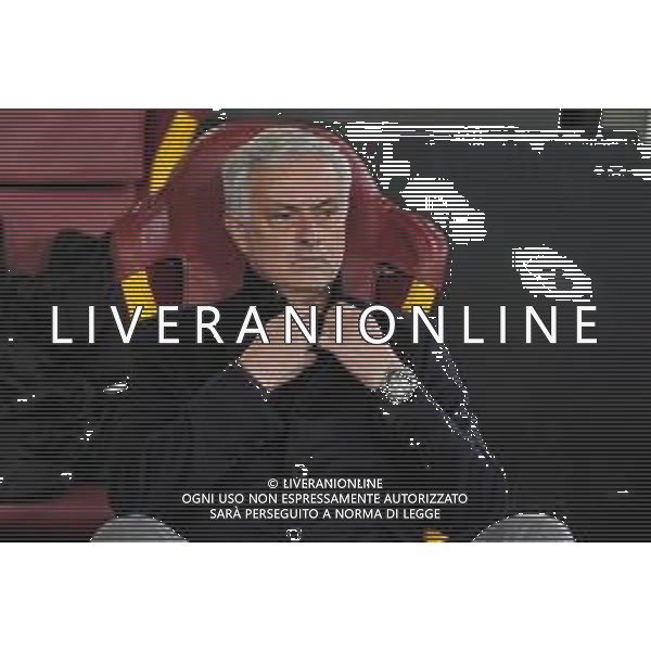 Roma vs Sheriff Tiraspol - Europa League - 6 giornata - Stadio Olimpico - Roma 14-12-2023 nella foto Josè Mourinho FOTO FEDERICO GAETANO-AG ALDO LIVERANI SAS