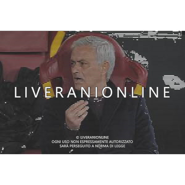 Roma vs Sheriff Tiraspol - Europa League - 6 giornata - Stadio Olimpico - Roma 14-12-2023 nella foto Josè Mourinho FOTO FEDERICO GAETANO-AG ALDO LIVERANI SAS