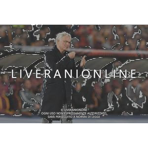 Roma vs Sheriff Tiraspol - Europa League - 6 giornata - Stadio Olimpico - Roma 14-12-2023 nella foto Josè Mourinho FOTO FEDERICO GAETANO-AG ALDO LIVERANI SAS