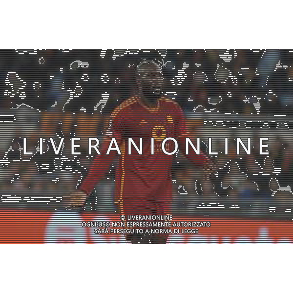Roma vs Sheriff Tiraspol - Europa League - 6 giornata - Stadio Olimpico - Roma 14-12-2023 nella foto Romelu Lukaku FOTO FEDERICO GAETANO-AG ALDO LIVERANI SAS