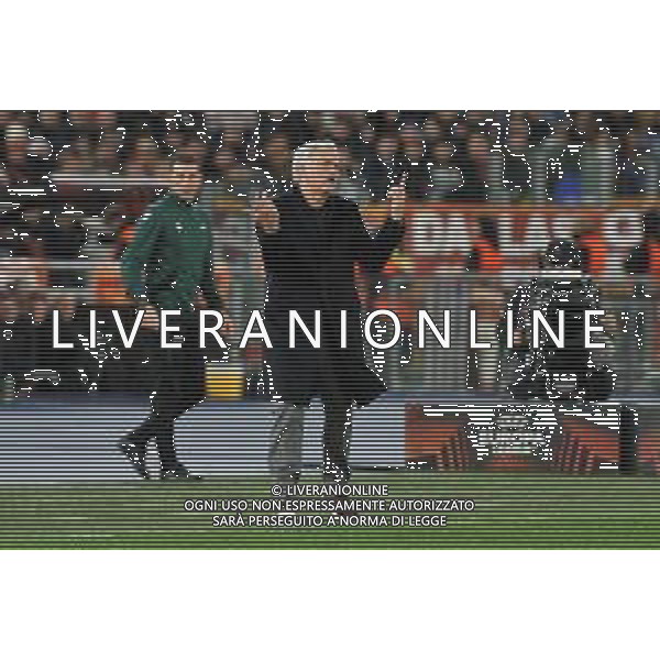 Roma vs Sheriff Tiraspol - Europa League - 6 giornata - Stadio Olimpico - Roma 14-12-2023 nella foto Josè Mourinho FOTO FEDERICO GAETANO-AG ALDO LIVERANI SAS