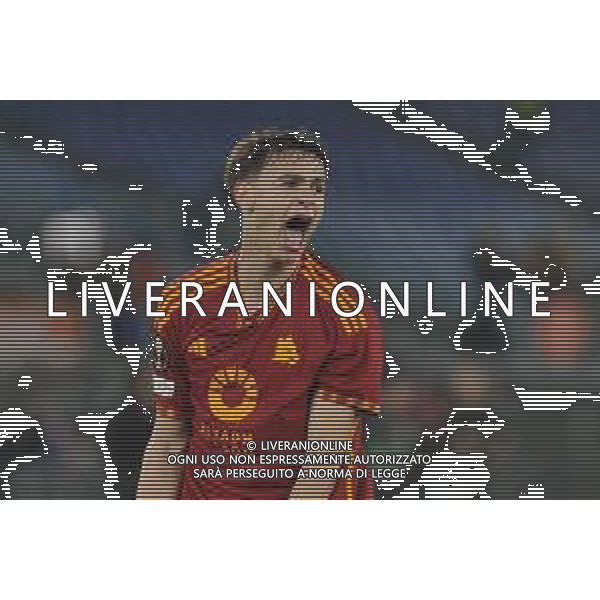 Roma vs Sheriff Tiraspol - Europa League - 6 giornata - Stadio Olimpico - Roma 14-12-2023 nella foto Niccolò Pisilli FOTO FEDERICO GAETANO-AG ALDO LIVERANI SAS