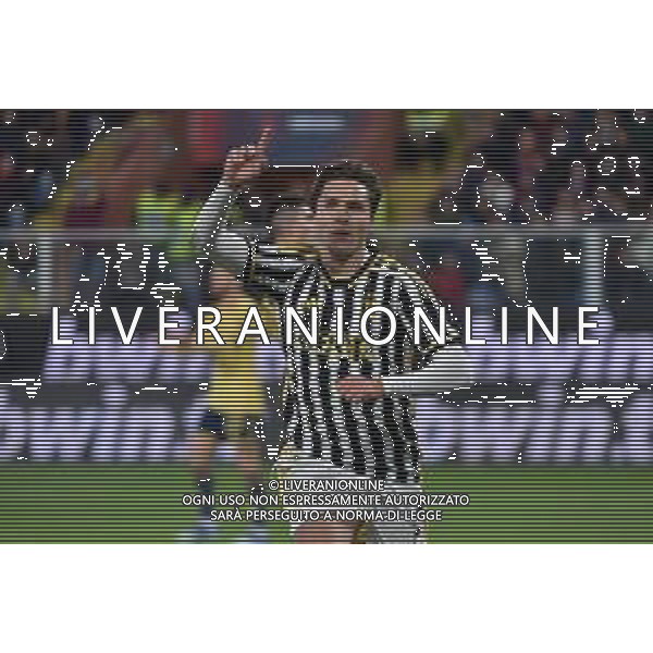 Genoa vs Juventus nella foto Federico Chiesa (Juventus) esulta dopo il gol dell\'1 a 0 Genova 15-12-2023 Stadio Luigi Ferraris - Marassi Campionato Serie A TIM - 16a giornata foto Roberto Garavaglia/ag. Aldo Liverani sas/ AGENZIA ALDO LIVERANI SAS
