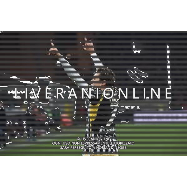 Genoa vs Juventus nella foto Federico Chiesa (Juventus) esulta dopo il gol dell\'1 a 0 Genova 15-12-2023 Stadio Luigi Ferraris - Marassi Campionato Serie A TIM - 16a giornata foto Roberto Garavaglia/ag. Aldo Liverani sas / AGENZIA ALDO LIVERANI SAS