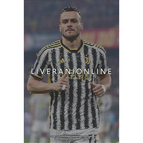 Genoa vs Juventus nella foto Filip Kostic (Juventus) Genova 15-12-2023 Stadio Luigi Ferraris - Marassi Campionato Serie A TIM - 16a giornata foto Roberto Garavaglia/ag. Aldo Liverani sas