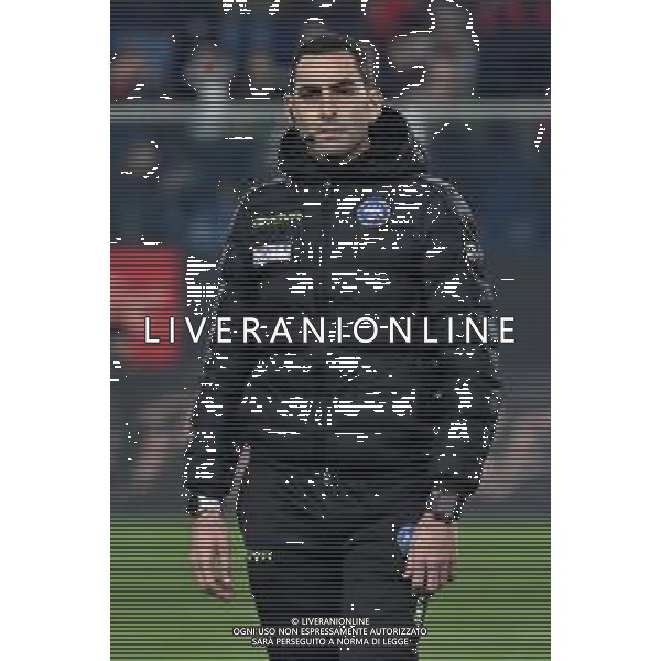 Genoa vs Juventus nella foto l\'arbitro Andrea Colombo di Como quarto ufficiale di gara Genova 15-12-2023 Stadio Luigi Ferraris - Marassi Campionato Serie A TIM - 16a giornata foto Roberto Garavaglia/ag. Aldo Liverani sas