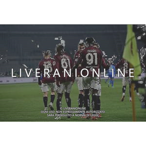 TVMV-Torino 16.12.2023 Stadio Grande Torino ©Manuela Viganti/Agenzia Aldo Liverani Torino vs Empoli Campionato Calcio Serie A TIM 2023/2024 16a giornata Nella foto: esultanza torino dopo il gol di duvan zapata ©Viganti/AGENZIA ALDO LIVERANI SAS