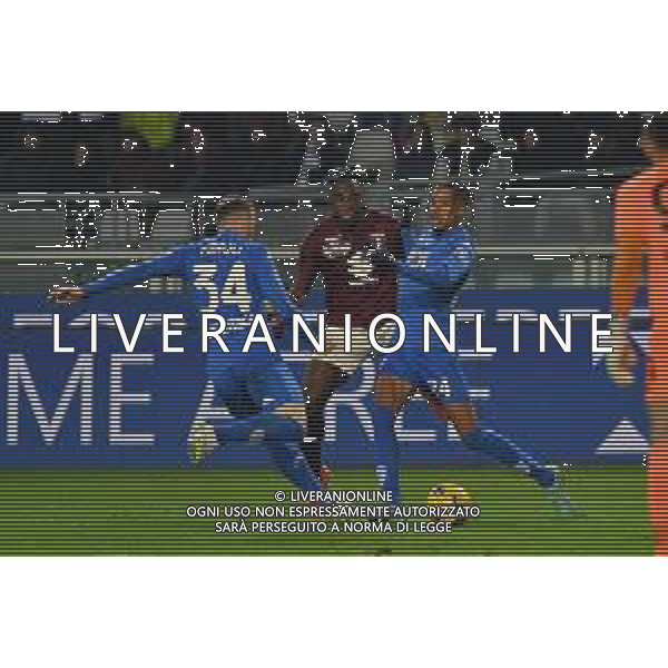TVMV-Torino 16.12.2023 Stadio Grande Torino ©Manuela Viganti/Agenzia Aldo Liverani Torino vs Empoli Campionato Calcio Serie A TIM 2023/2024 16a giornata Nella foto: duvan zapata e tyronne ebuehi ©Viganti/AGENZIA ALDO LIVERANI SAS