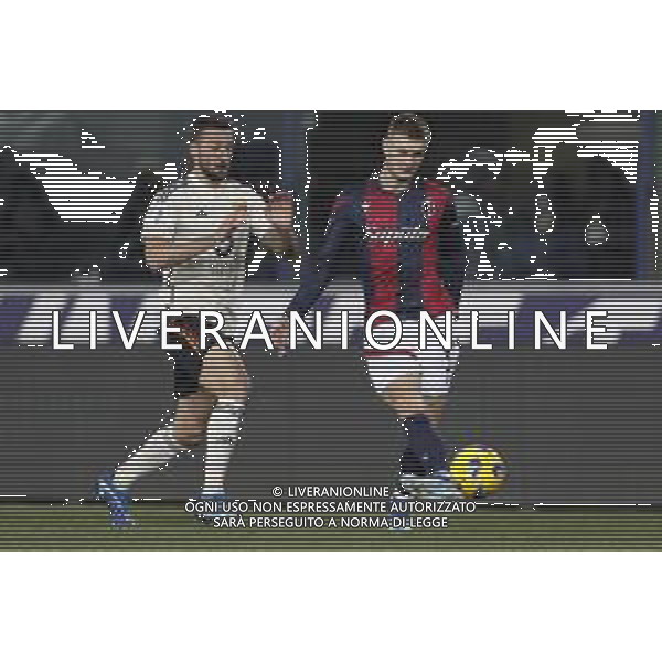 ZCP - 17/12/2023 Bologna - Roma Campionato di calcio seria A - nella foto: Posh Stefan (Bologna f.c.) Cristante Bryan (a.s.roma) ©Claudio Zamagni/Agenzia Aldo Liverani s.a.s. /AGENZIA ALDO LIVERANI SAS