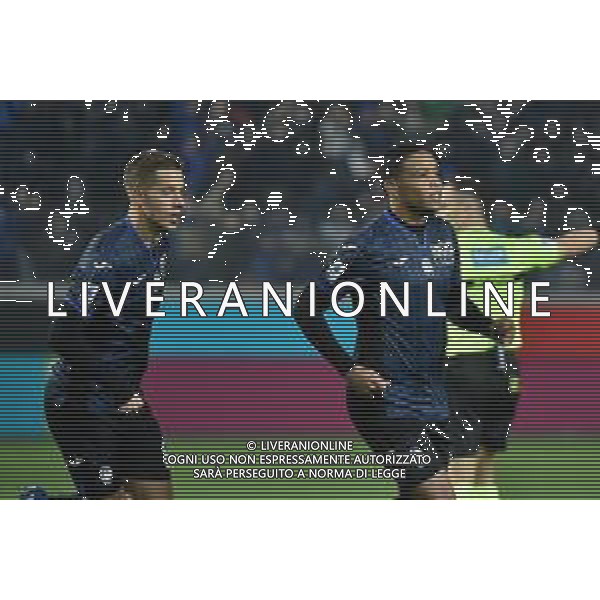 TVRG Atalanta vs Salernitana nella foto Mario Pasalic (Atalanta) e Luis Muriel (Atalanta) esultano dopo il gol dell\'1 a 1 Bergamo 18-12-2023 Gewiss Stadium - Stadio Atleti Azzurri d\'Italia Campionato Serie A TIM - 16a giornata foto Roberto Garavaglia/ag. Aldo Liverani sas/AGENZIA ALDO LIVERANI SAS