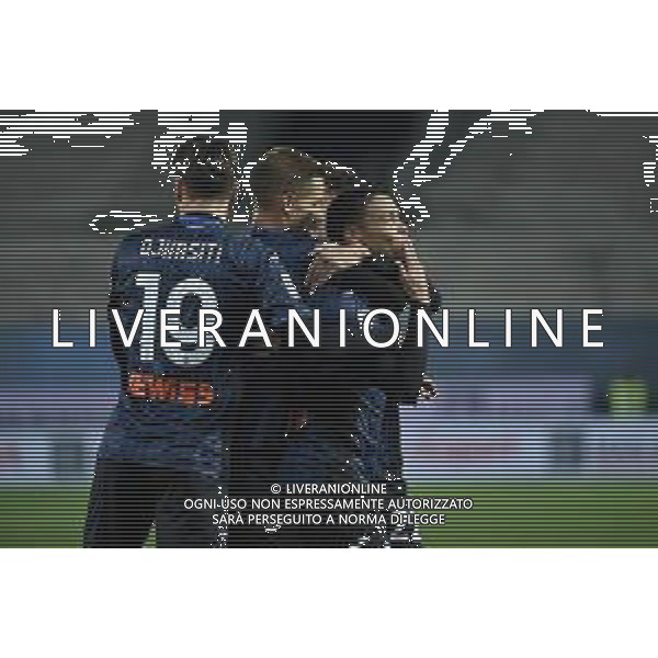 TVRG Atalanta vs Salernitana nella foto Luis Muriel (Atalanta) esulta dopo il gol dell\'1 a 1 Bergamo 18-12-2023 Gewiss Stadium - Stadio Atleti Azzurri d\'Italia Campionato Serie A TIM - 16a giornata foto Roberto Garavaglia/ag. Aldo Liverani sas/AGENZIA ALDO LIVERANI SAS