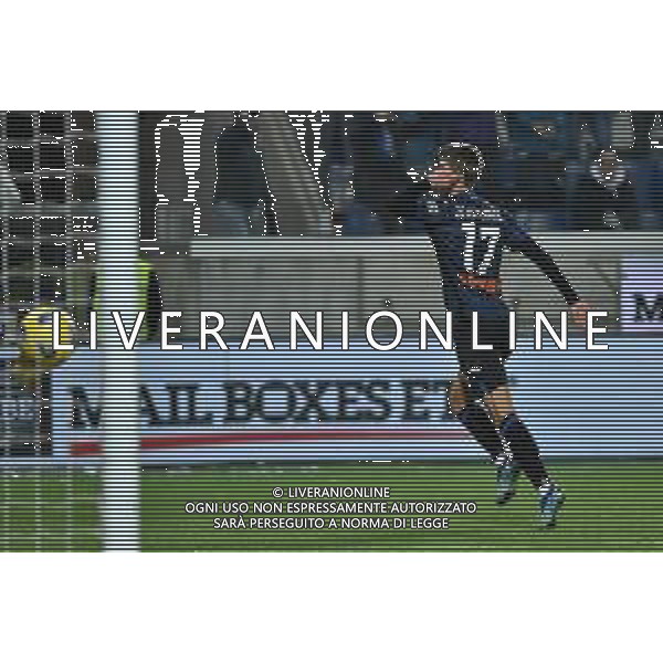 TVRG Atalanta vs Salernitana nella foto Charles de Ketelaere (Atalanta) esulta dopo il gol del 3 a 1 Bergamo 18-12-2023 Gewiss Stadium - Stadio Atleti Azzurri d\'Italia Campionato Serie A TIM - 16a giornata foto Roberto Garavaglia/ag. Aldo Liverani sas/AGENZIA ALDO LIVERANI SAS