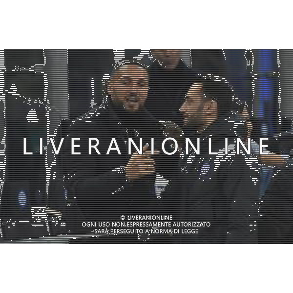 Inter vs Bologna nella foto Danilo D\'Ambrosio (Monza) con Hakan Calhanoglu (Inter) prima della gara Milano 20-12-2023 Stadio Giuseppe Meazza - San Siro Coppa Italia Frecciarossa - ottavi di finale foto Roberto Garavaglia/ag. Aldo Liverani sas/AGENZIA ALDO LIVERANI SAS