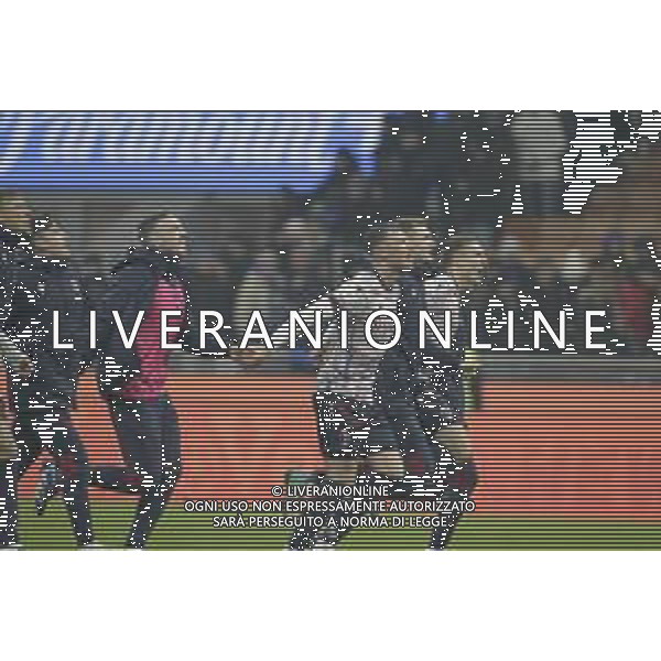 ESULTANZA DEI GIOCATORI DEL BOLOGNA A FINE PARTITA -INTER vs BOLOGNA ottavi di finale Coppa Italia Frecciarossa 20-12-2023 ©PAOLO GIAMPIETRI/AGENZIA ALDO LIVERANI SAS