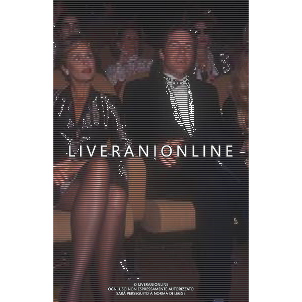 DIAP-RETROSPETTIVA DENNIS QUAID ATTORE NELLA FOTO DENNIS QUAID CON LAUREN HUTTON A VENEZIA NELL\'ANNO 1990 AG DIM-AG ALDO LIVERANI SAS