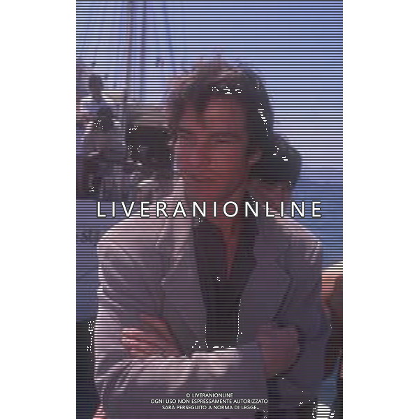 DIAP-RETROSPETTIVA DENNIS QUAID ATTORE NELLA FOTO DENNIS QUAID A CANNES NELL\'ANNO 1990 AG ALDO LIVERANI SAS 