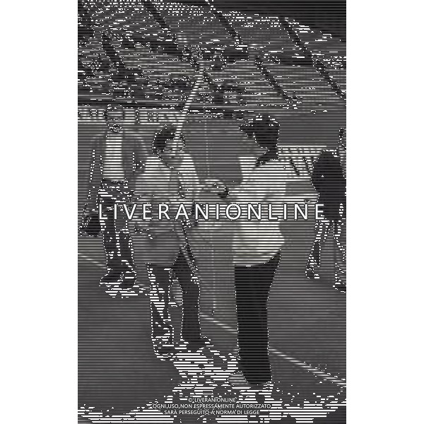 NEG-RETROSPETTIVA PAOLO ROSSI CALCIATORE NELLA FOTO PAOLO ROSSI A MILANO AL SUPER STARS NELL\'ANNO 1979 AG ALDO LIVERANI SAS